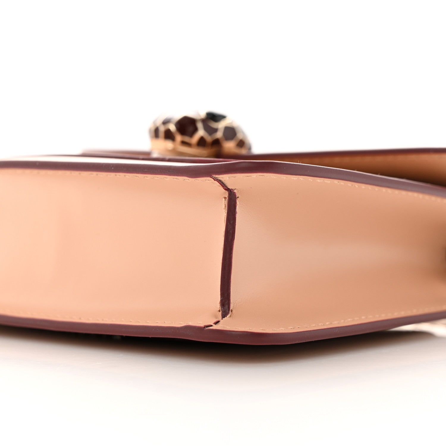 Bulgari Calfskin Serpenti Forever Crossbody Bag Beige 9 of 10