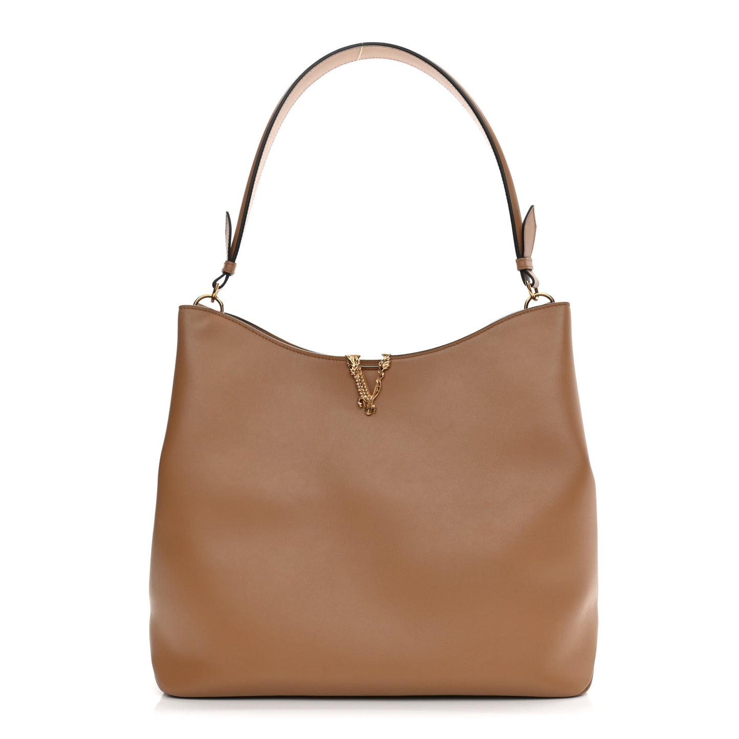 Calfskin Vitello Virtus Hobo Brown