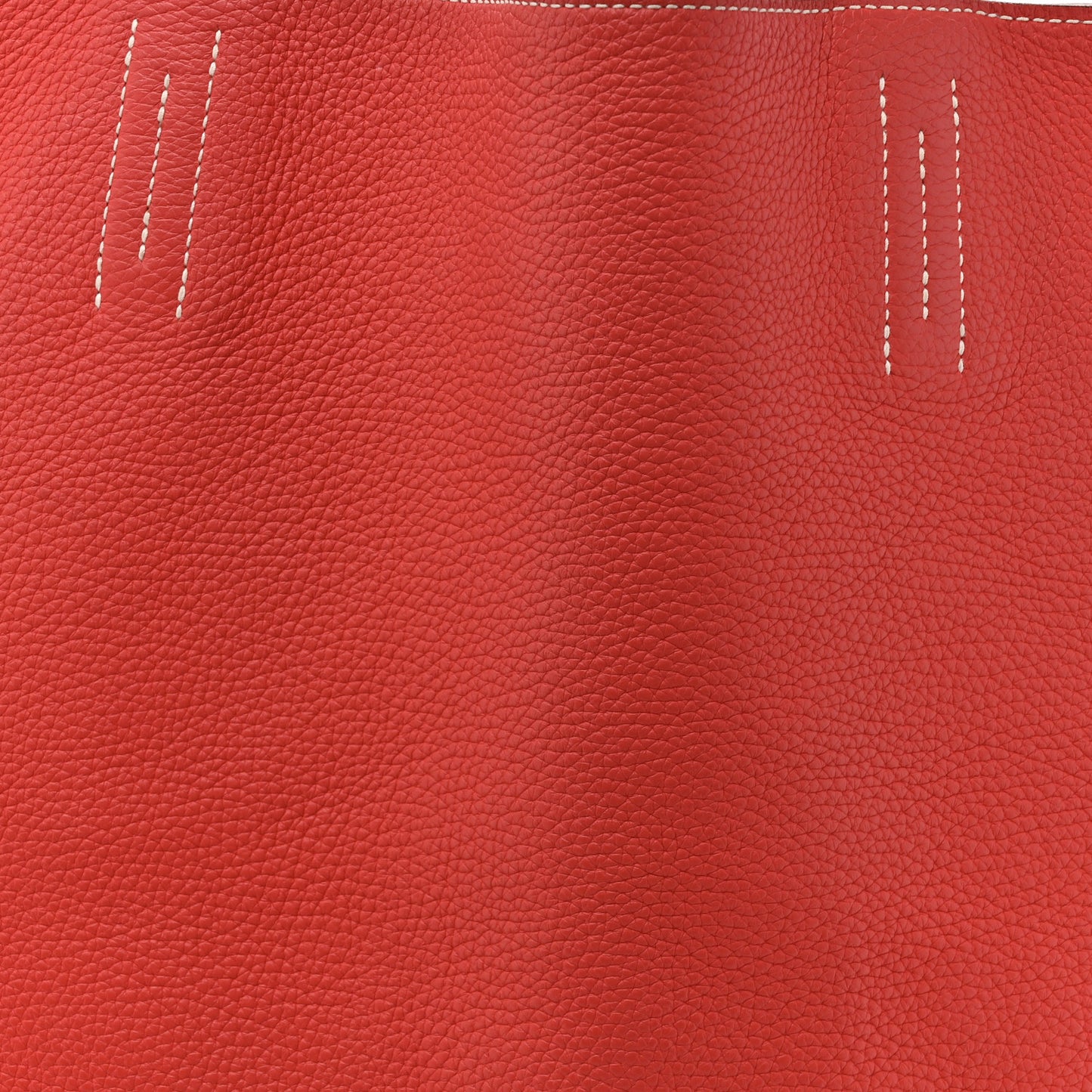Taurillon Clemence Double Sens 45 Reversible Tote Rubis Bougainvillea