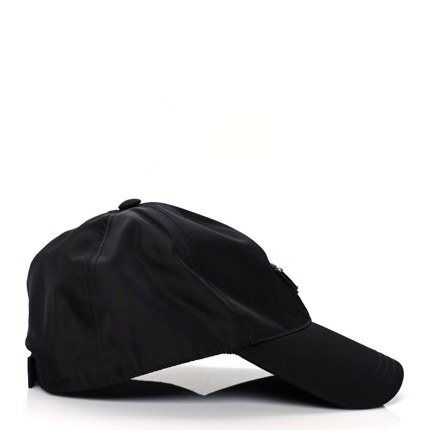 Tessuto Nylon Logo Baseball Cap M Black