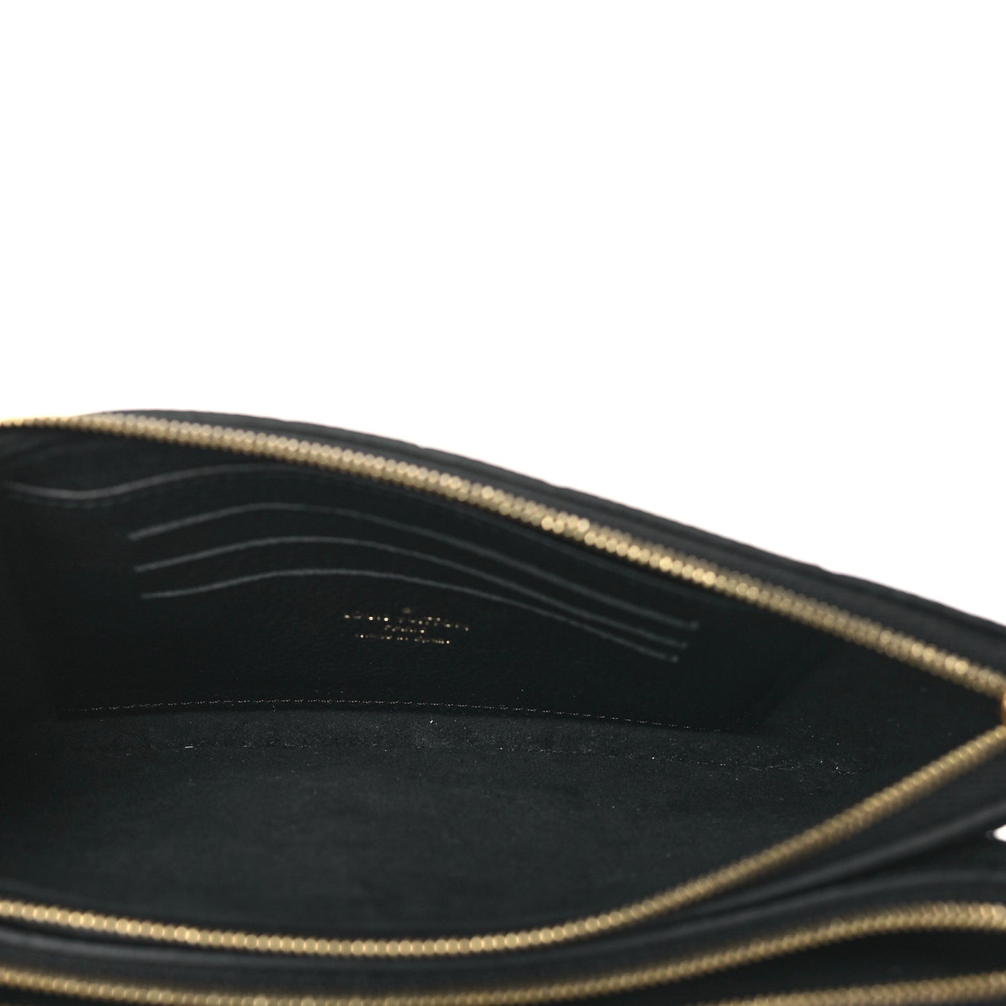 Empreinte Double Zip Pochette Black