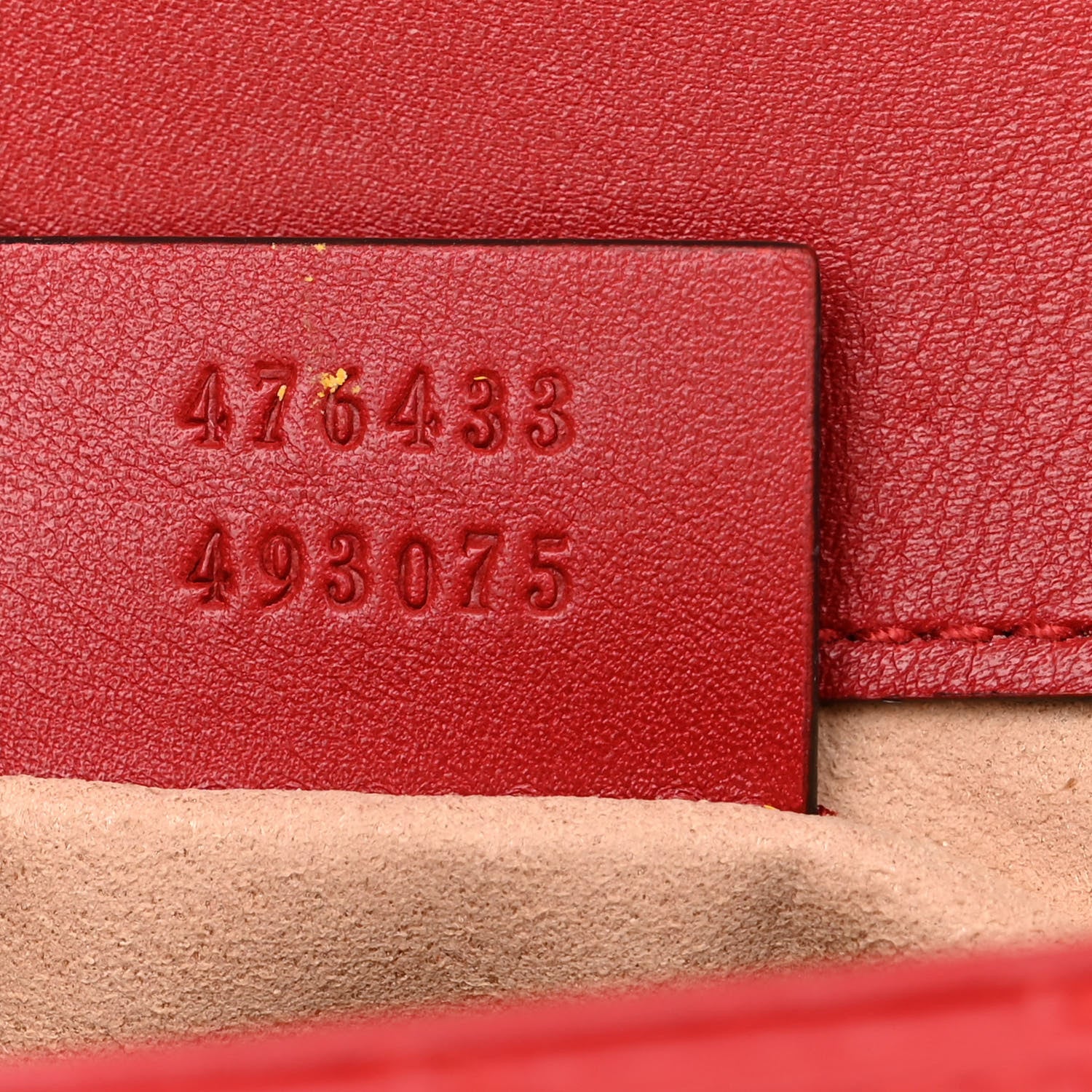 Gucci Calfskin Matelasse Super Mini GG Marmont Shoulder Bag Hibiscus Red 7 of 12