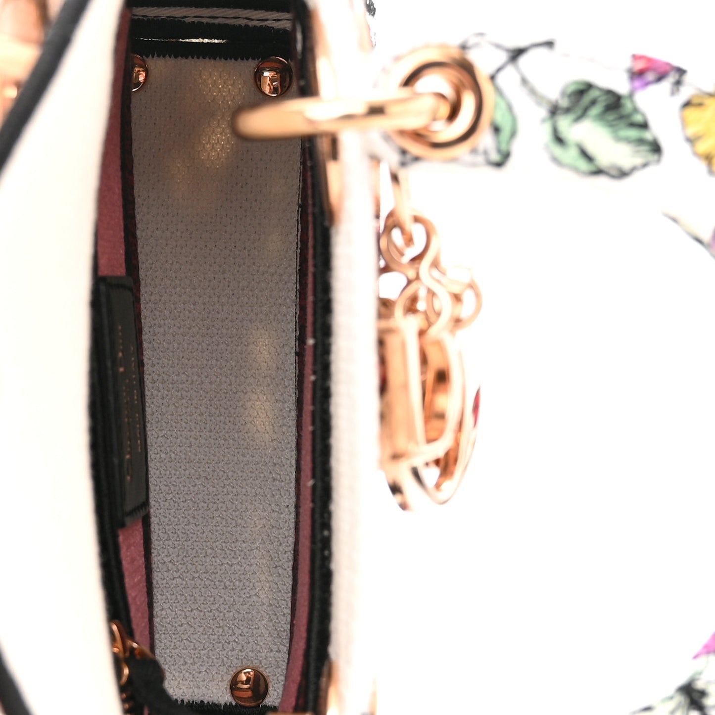 Canvas Florilegio Embroidered Mini Lady D-Lite White Multicolor