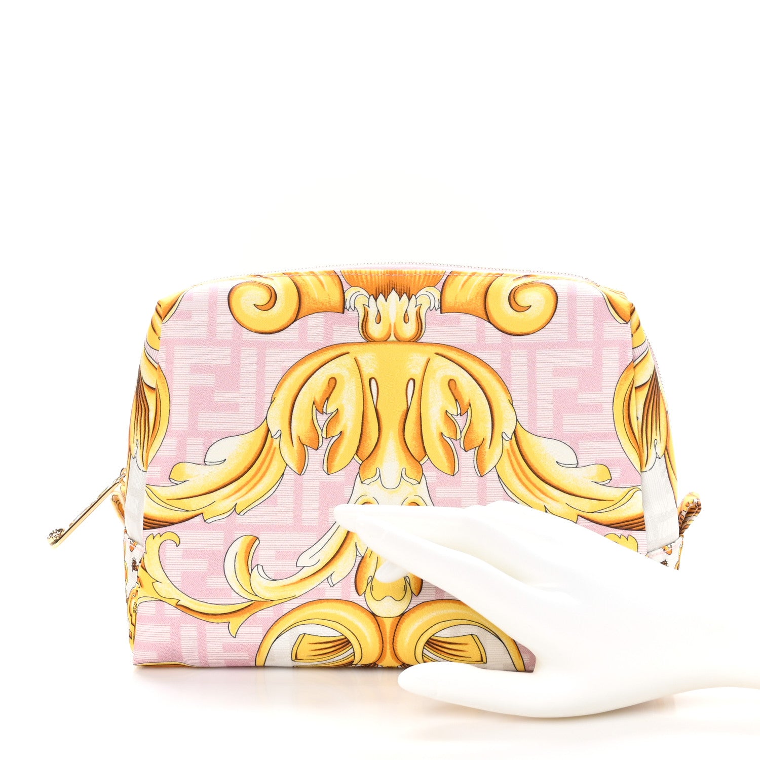 Fendi x VERSACE 1974 Embossed Medium Beauty Pouch 2 of 10