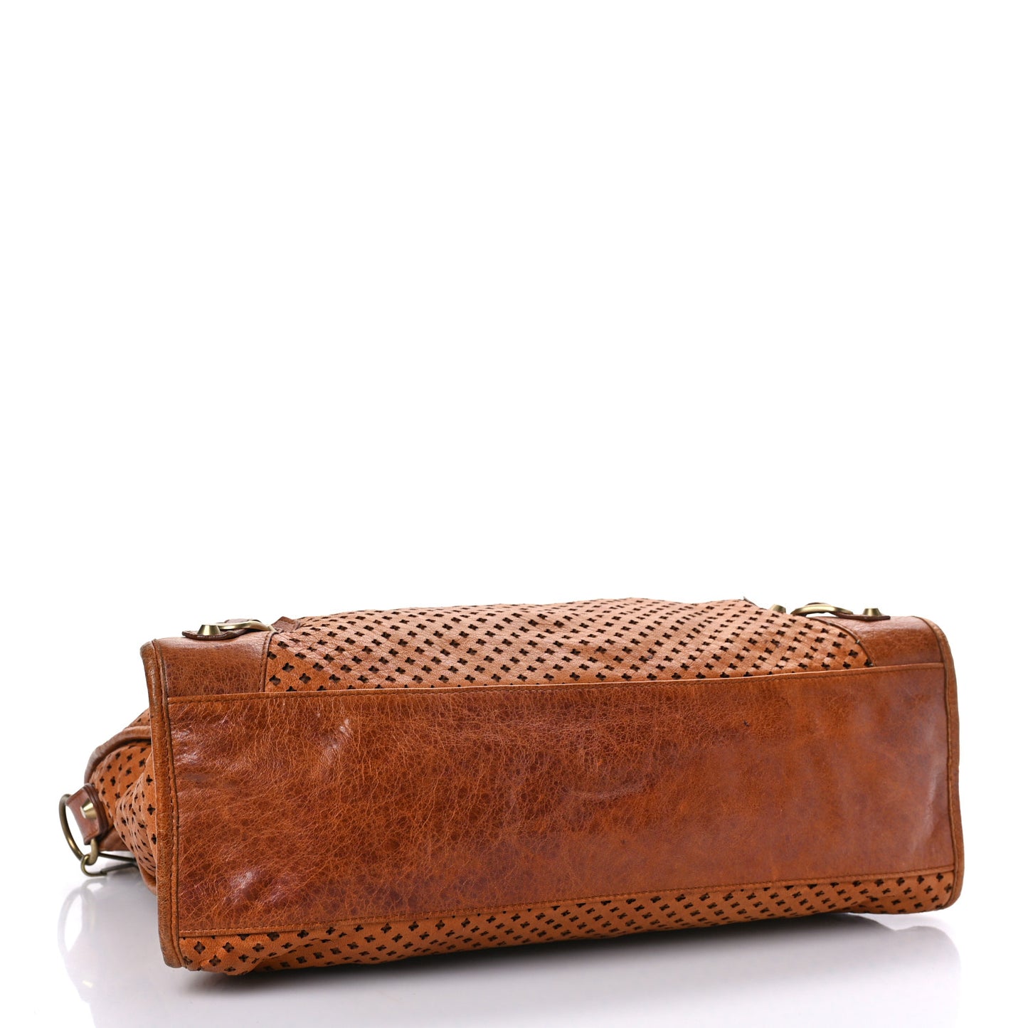 Agneau Laser Cut Cross Classic Gold Hardware City