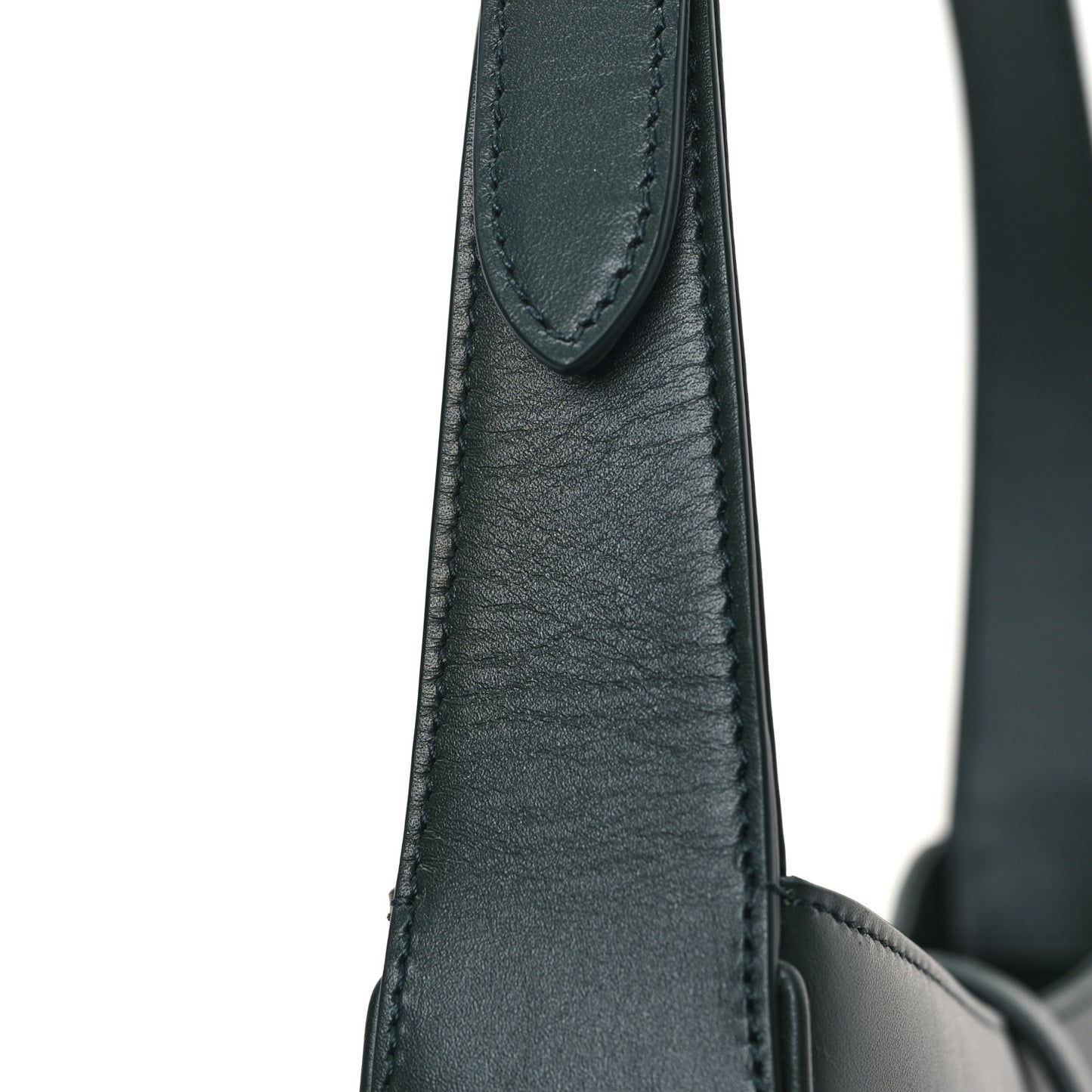 Smooth Calfskin Le 5 A 7 Hobo Vert Fonce