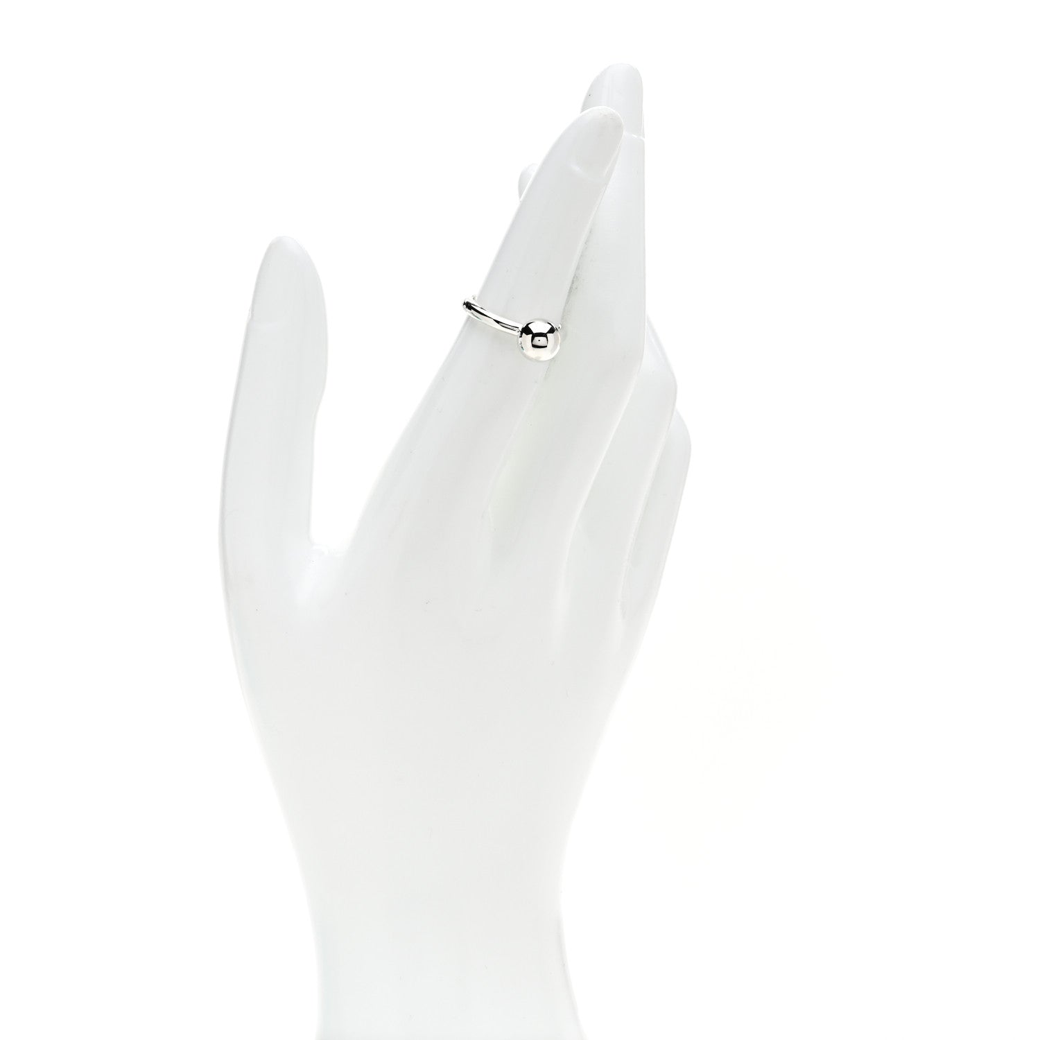 Tiffany Sterling Silver 8mm HardWear Ball Ring 49 4.75 2 of 7