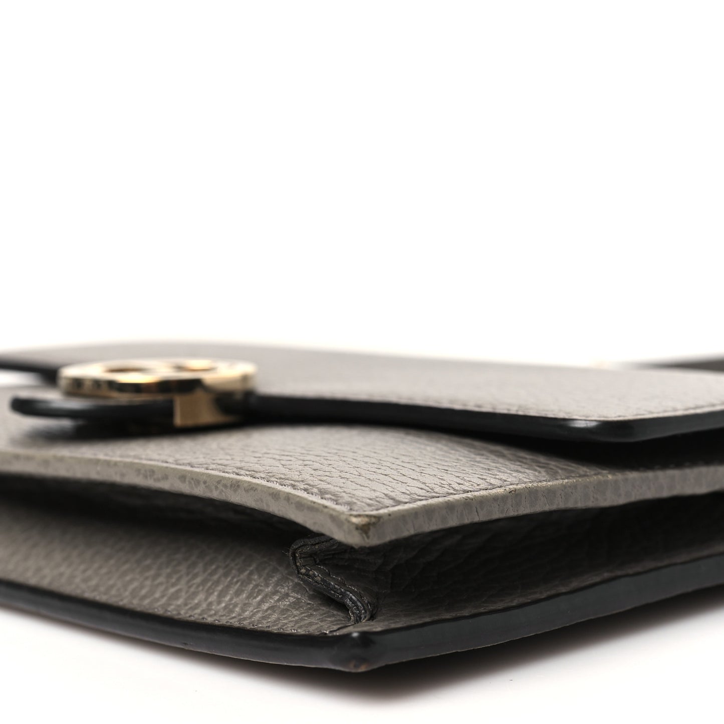 Dollar Calfskin Interlocking G Chain Wallet Loess