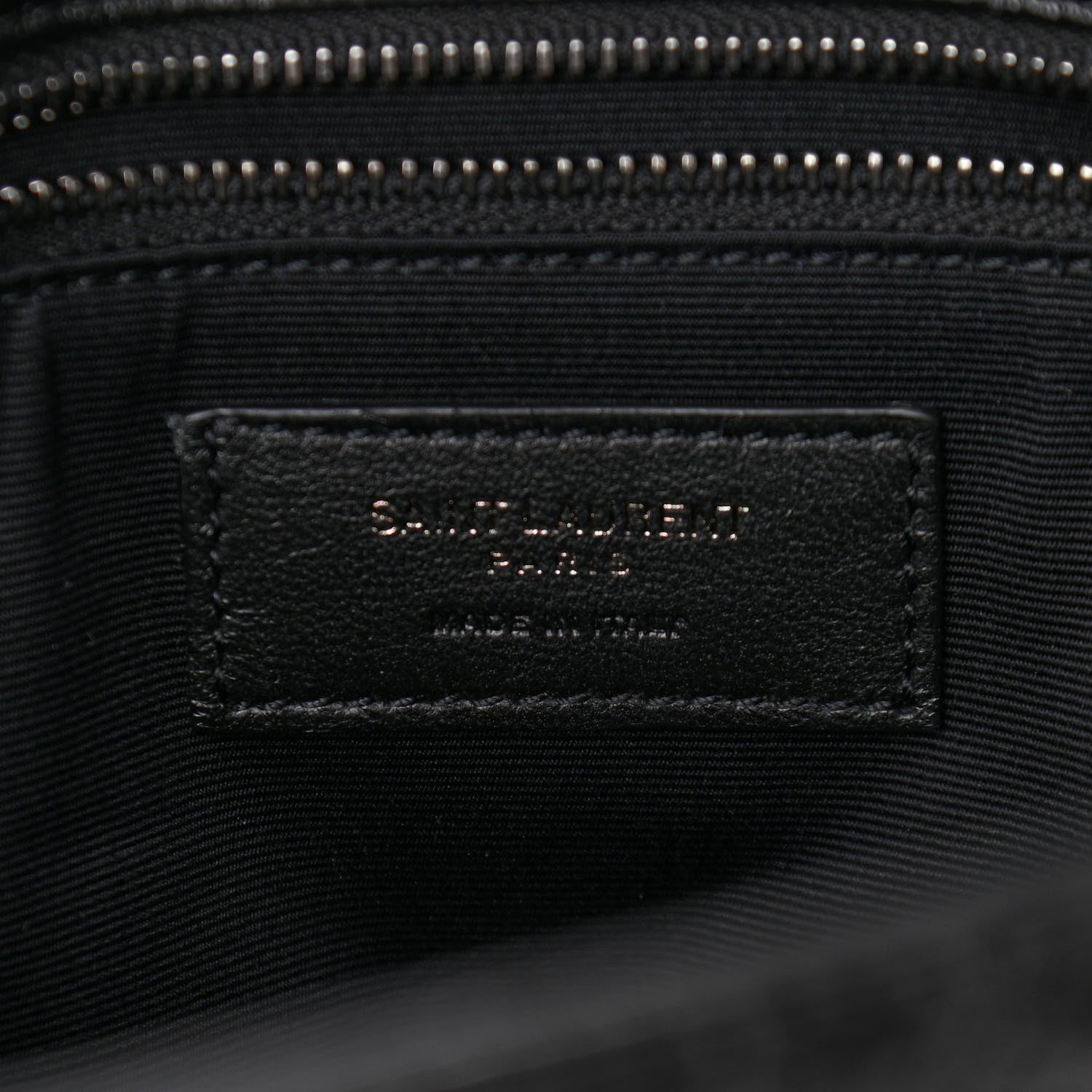 Saint Laurent Crinkled Calfskin Matelasse Monogram Medium Niki Chain Satchel Black 6 of 12