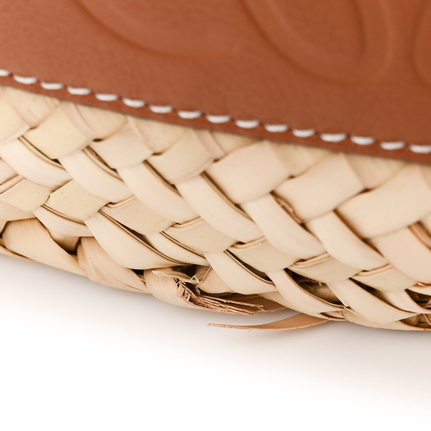 Raffia Basket Tote Bag Natural Tan