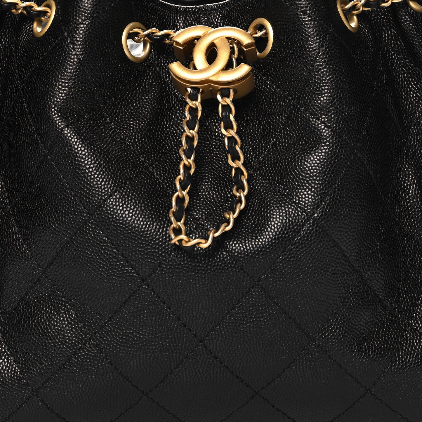 Caviar Quilted Small Chanel 25 Handbag Black
