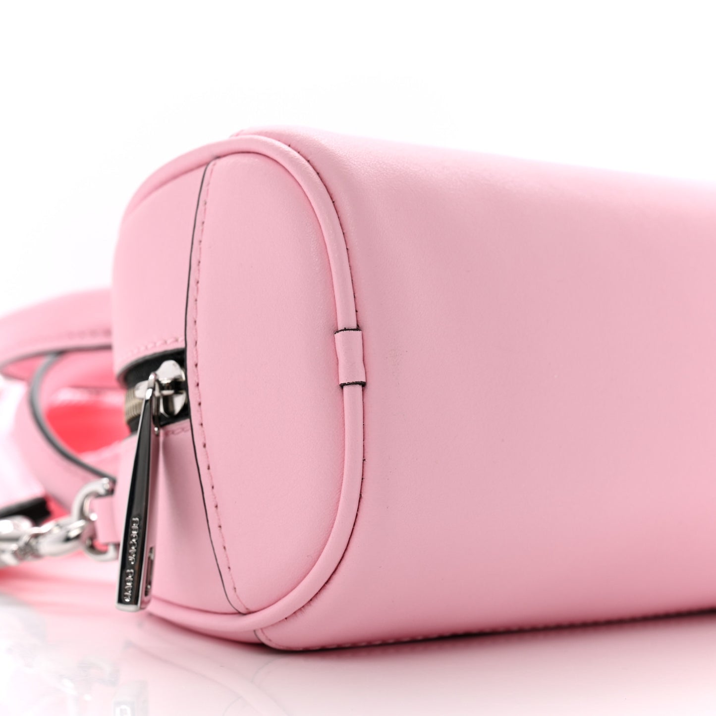 Calfskin Bowling Bag Bubblegum