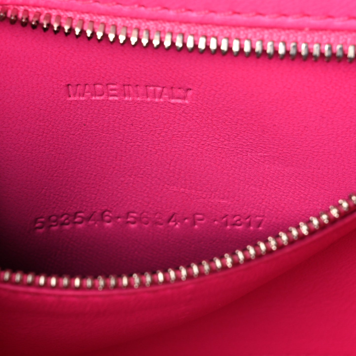 Shiny Box Calfskin Small Hourglass Top Handle Bag Acid Fuchsia