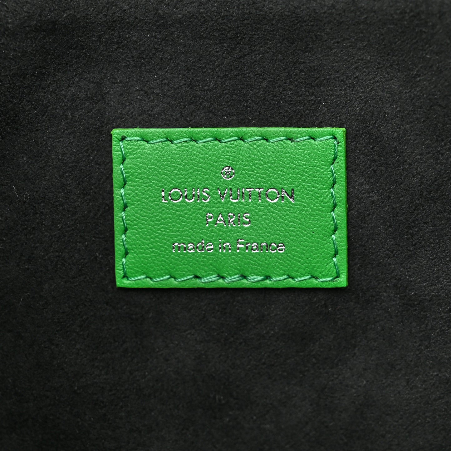 Lambskin Embossed Monogram Coussin PM LV Motion Green