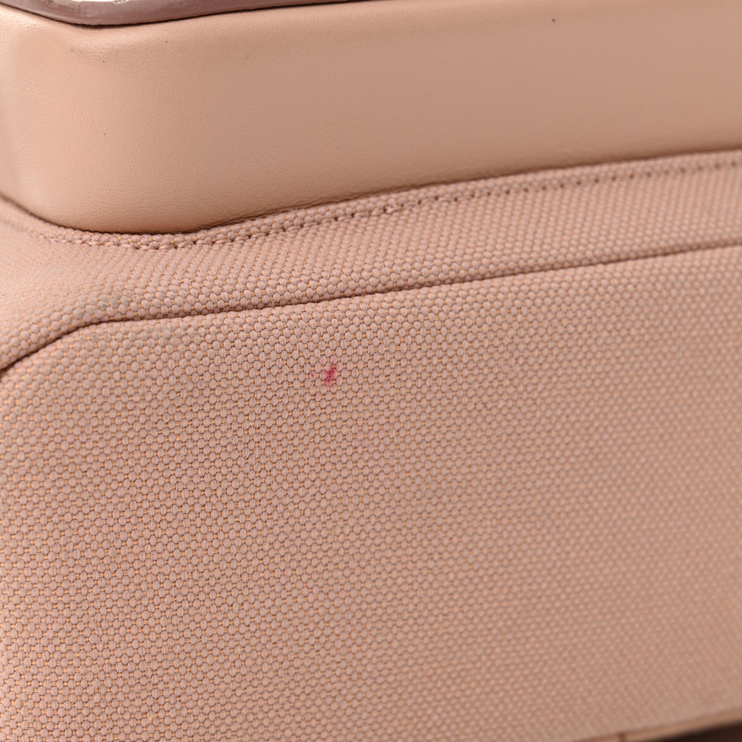 Canvas Calfskin Never Still Small Backpack Pink