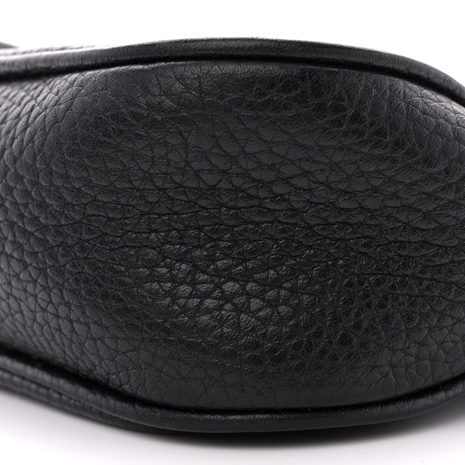 Gucci Pebbled Calfskin Medium Soho Flap Crossbody Black 10 of 14