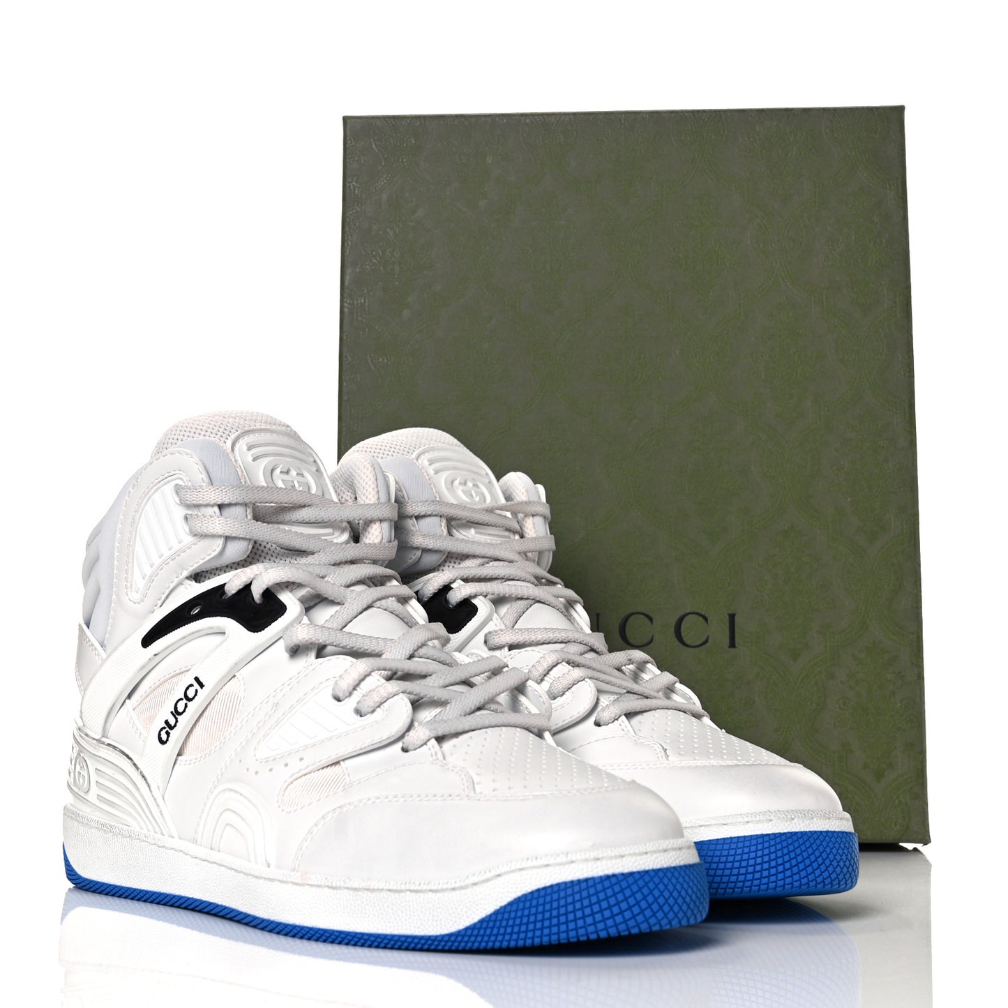 Demetra Mens Basket High Top Sneakers 9.5 Great White