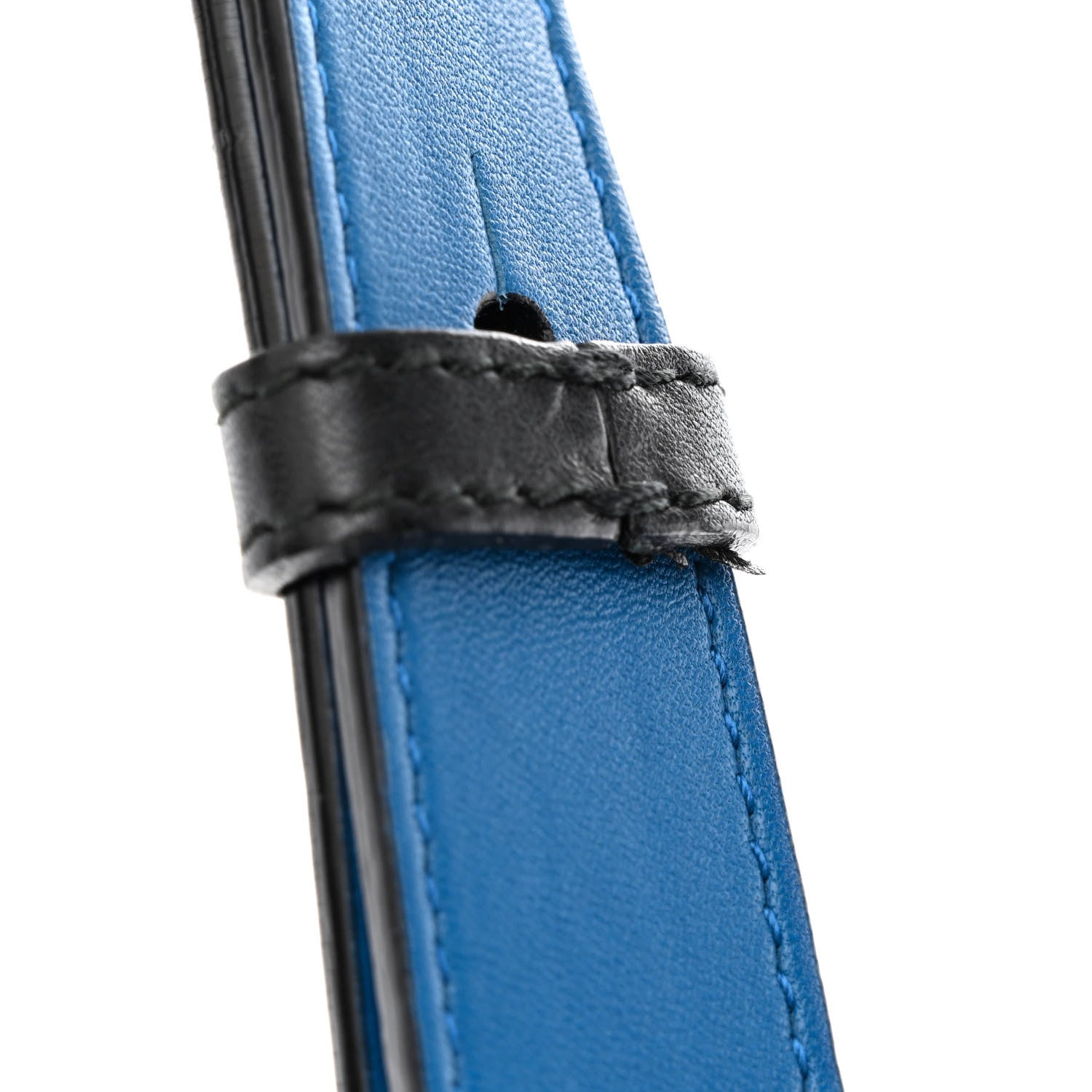 Bulgari Calfskin Serpenti Viper Top Handle Bag Blue 11 of 18