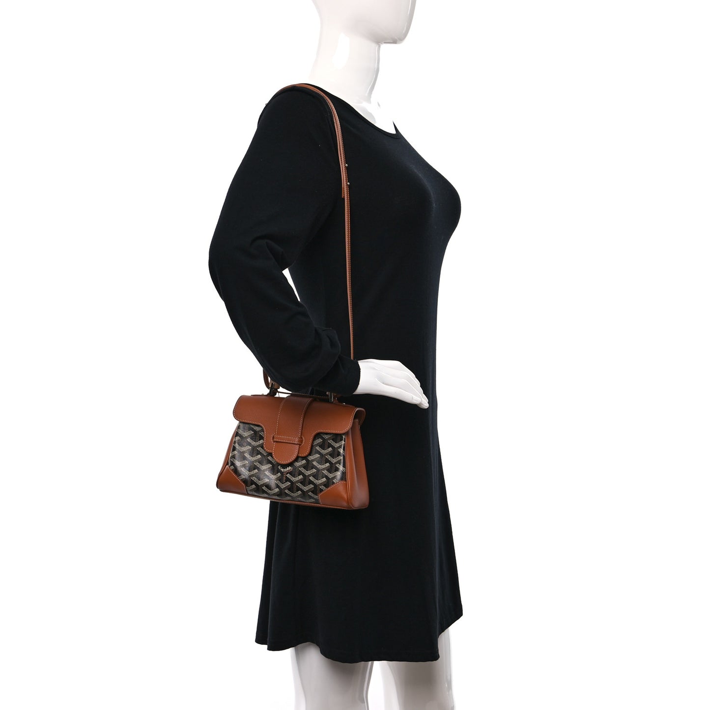 Goyardine Mini Saigon Black Gold