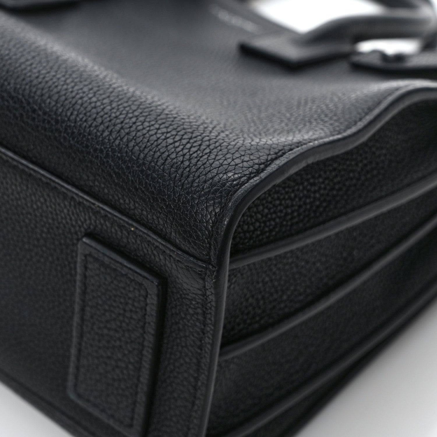 Saint Laurent Grained Calfskin Baby Sac De Jour Souple Black 11 of 11