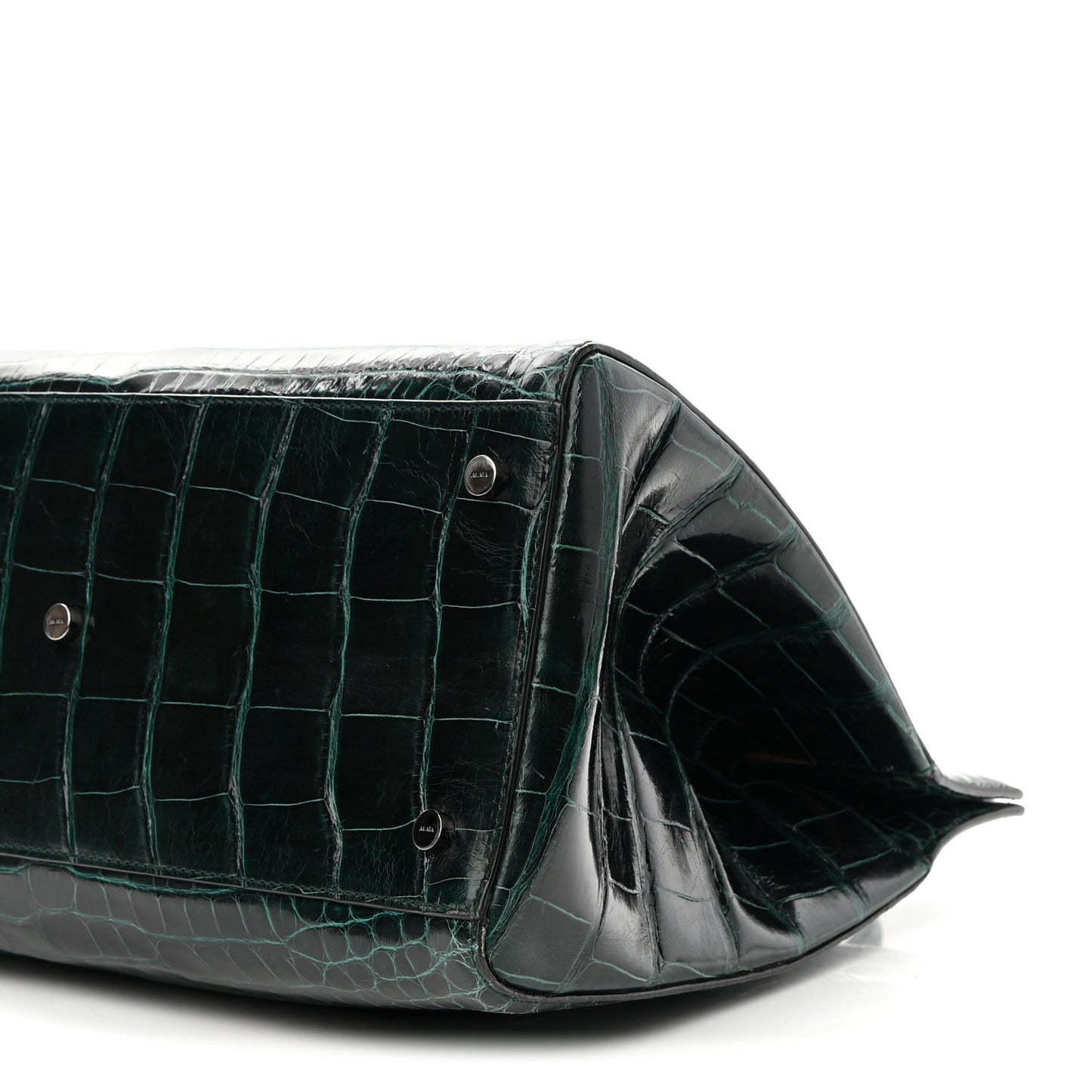 Crocodile Structure Tote Bag Emerald City