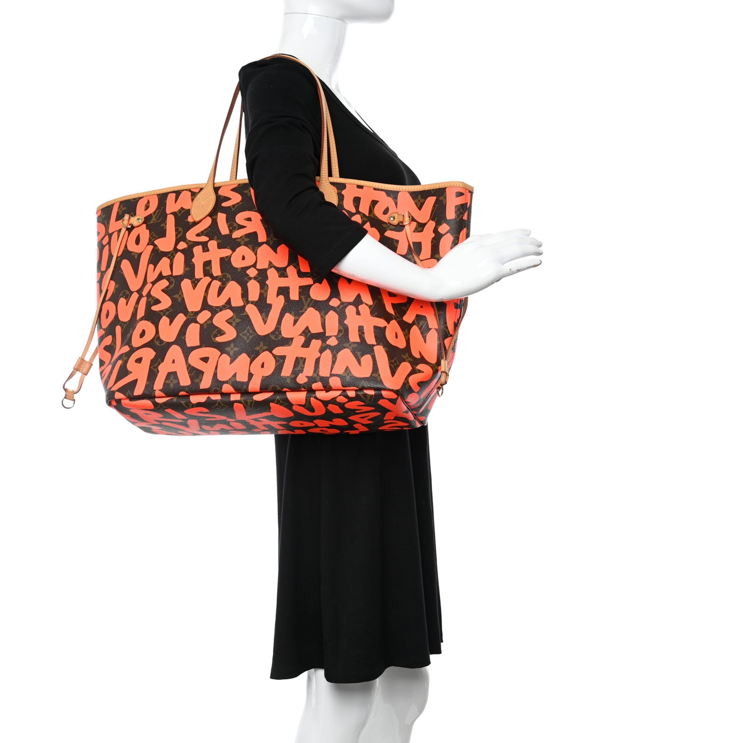 Monogram Graffiti Neverfull GM Orange
