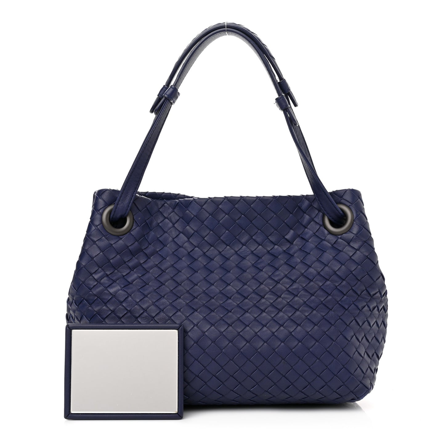 Nappa Intrecciato Small Garda Bag Pacific