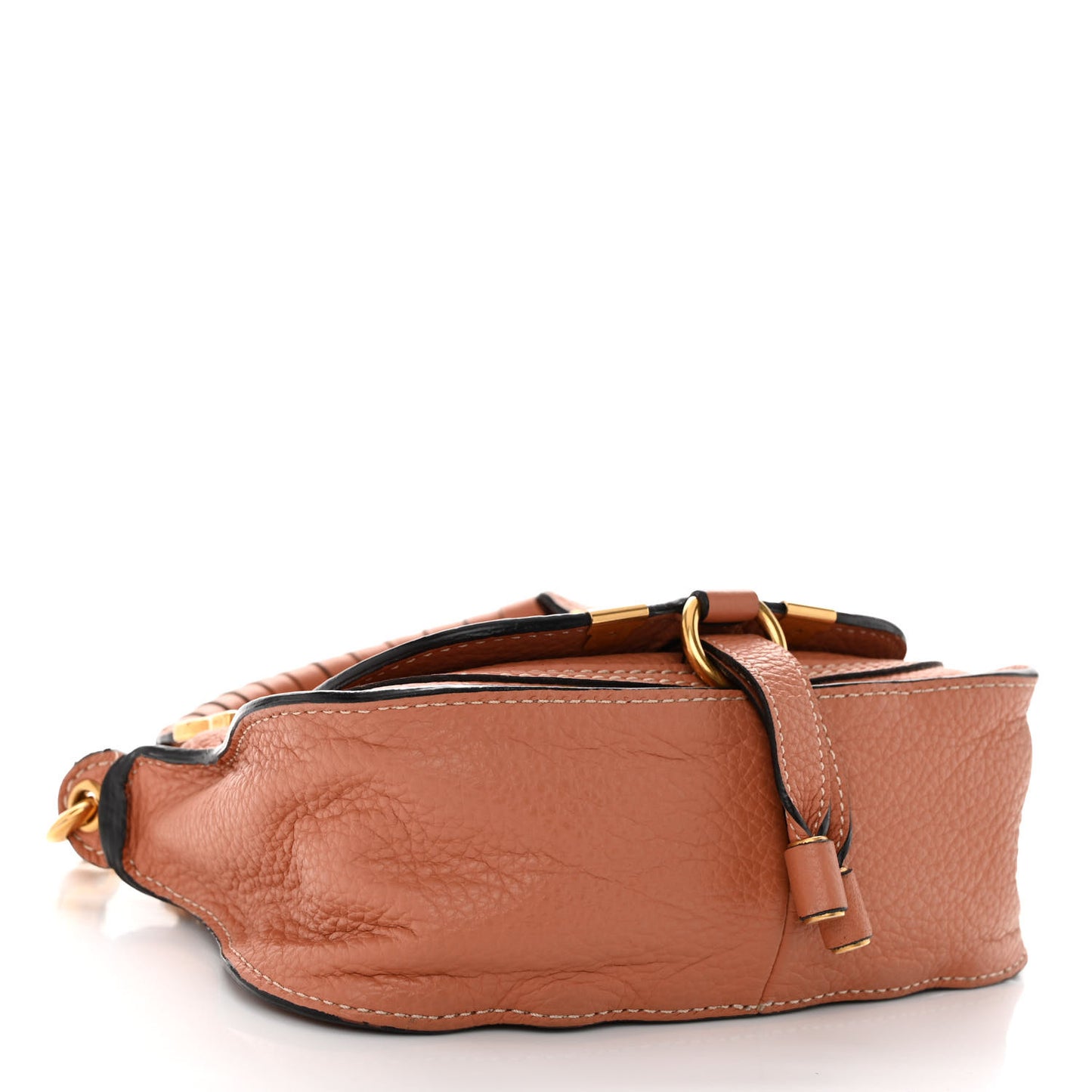 Calfskin Mini Marcie Satchel Tan