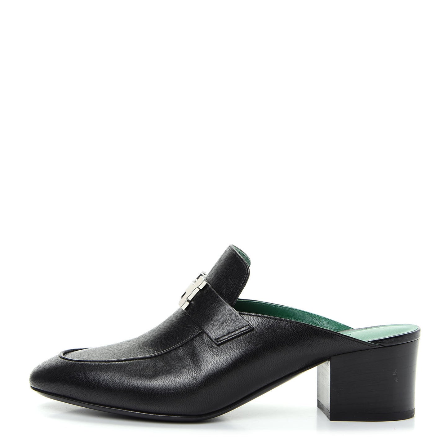 Goatskin Paradis Mules 39 Black