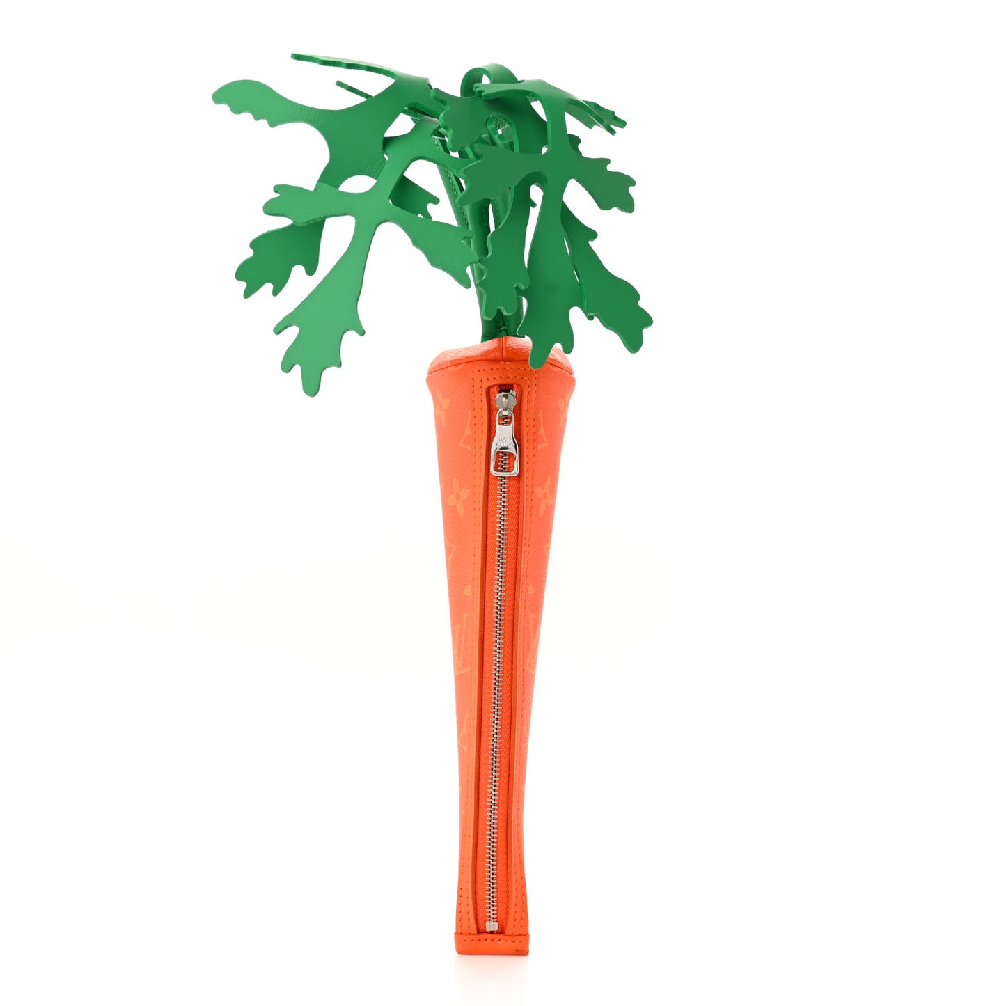 Monogram Carrot Pouch Orange