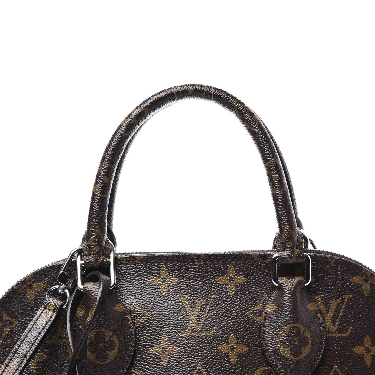 Shiny Monogram Alma PM Black