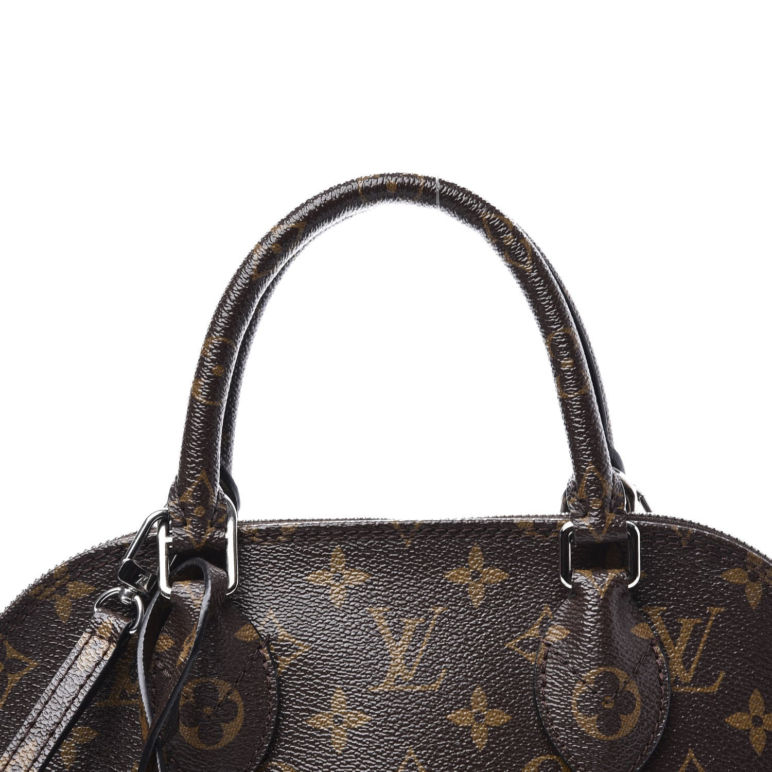 Louis Vuitton Shiny Monogram Alma PM Black 9 of 9