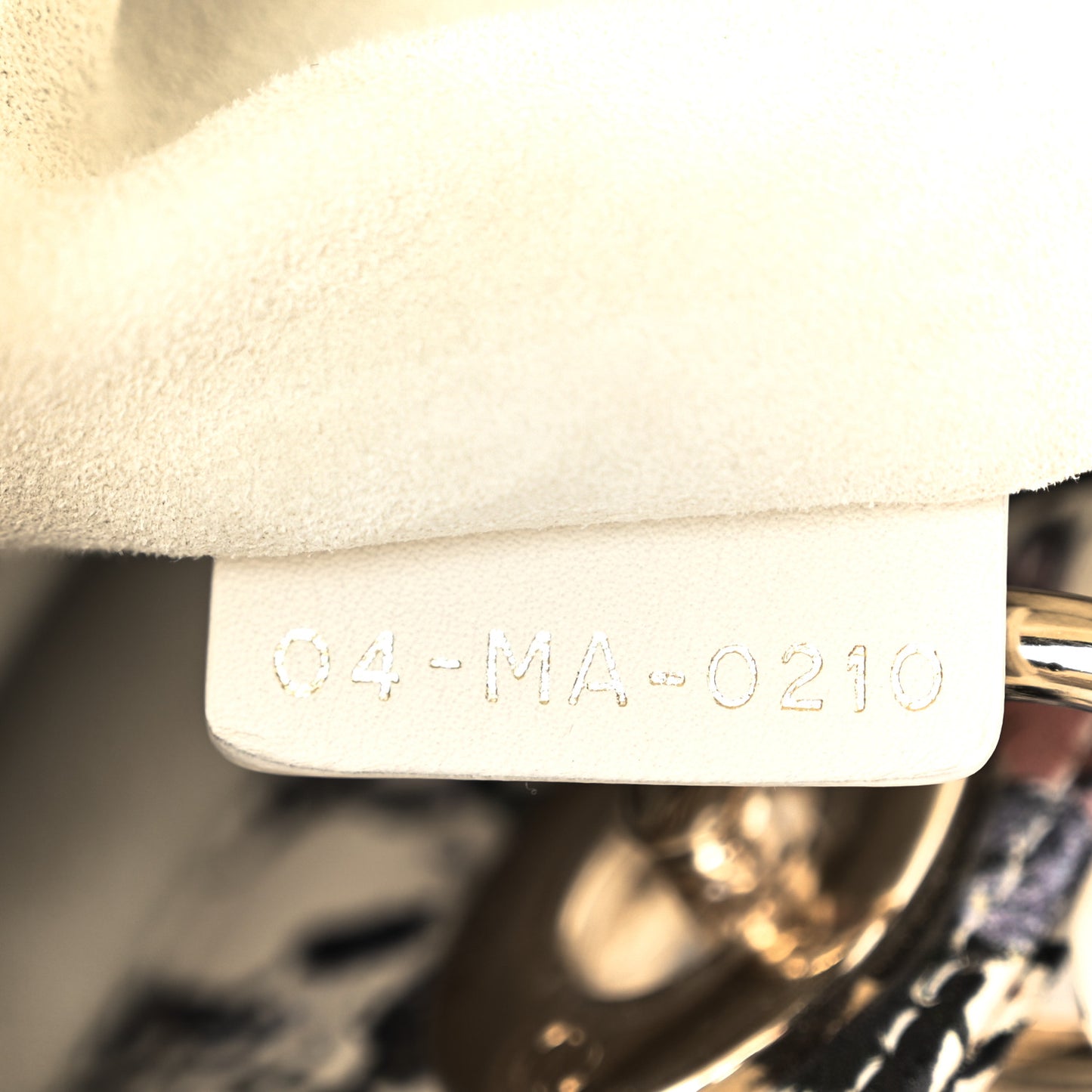 Calfskin Beaded Embroidered Jardin Naturel Mini Lady Dior White Multicolor