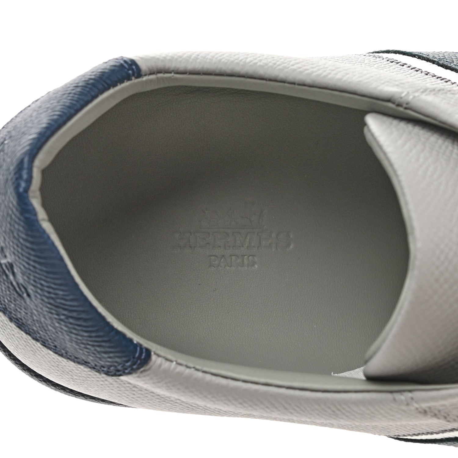 Hermes Epsom Mens Boomerang Sneakers 42 Multicolor Bleu Glacier 8 of 10