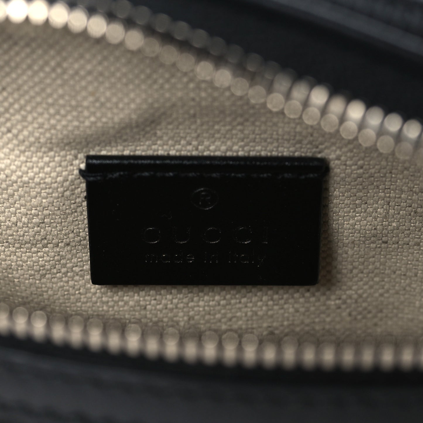Calfskin GG Tennis Embossed Belt Bag Black