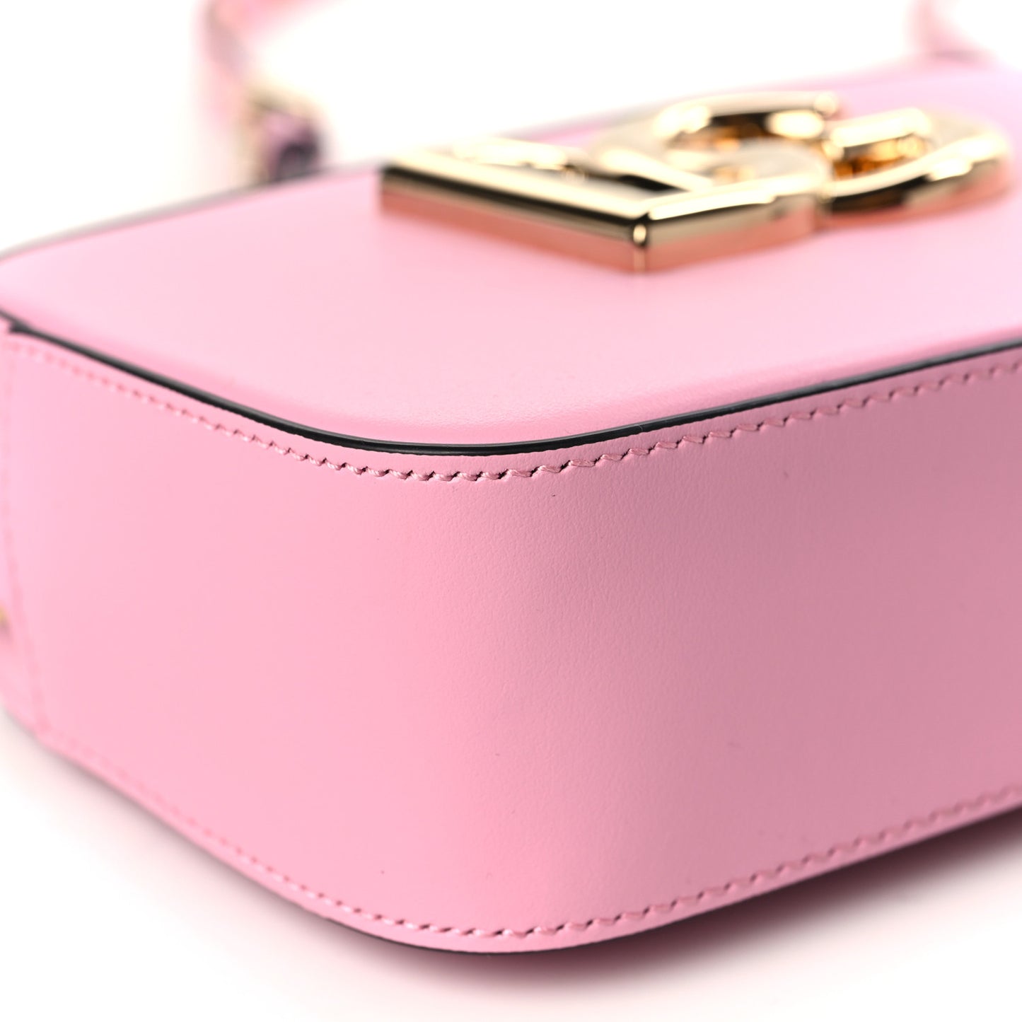 Calfskin Hot Stuff DG Logo 3.5 Crossbody Bag Baby Pink