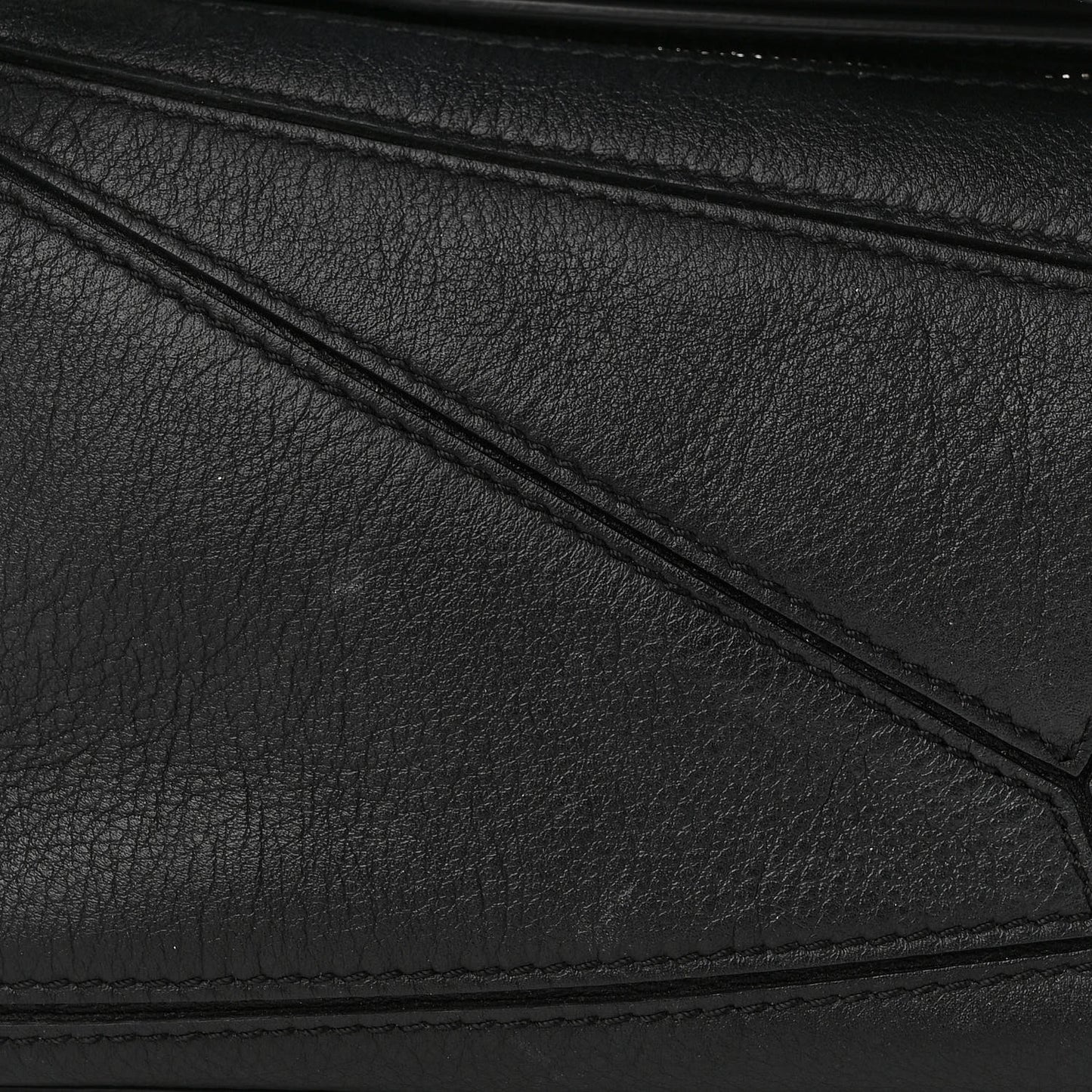Calfskin Mini Puzzle Bag Black