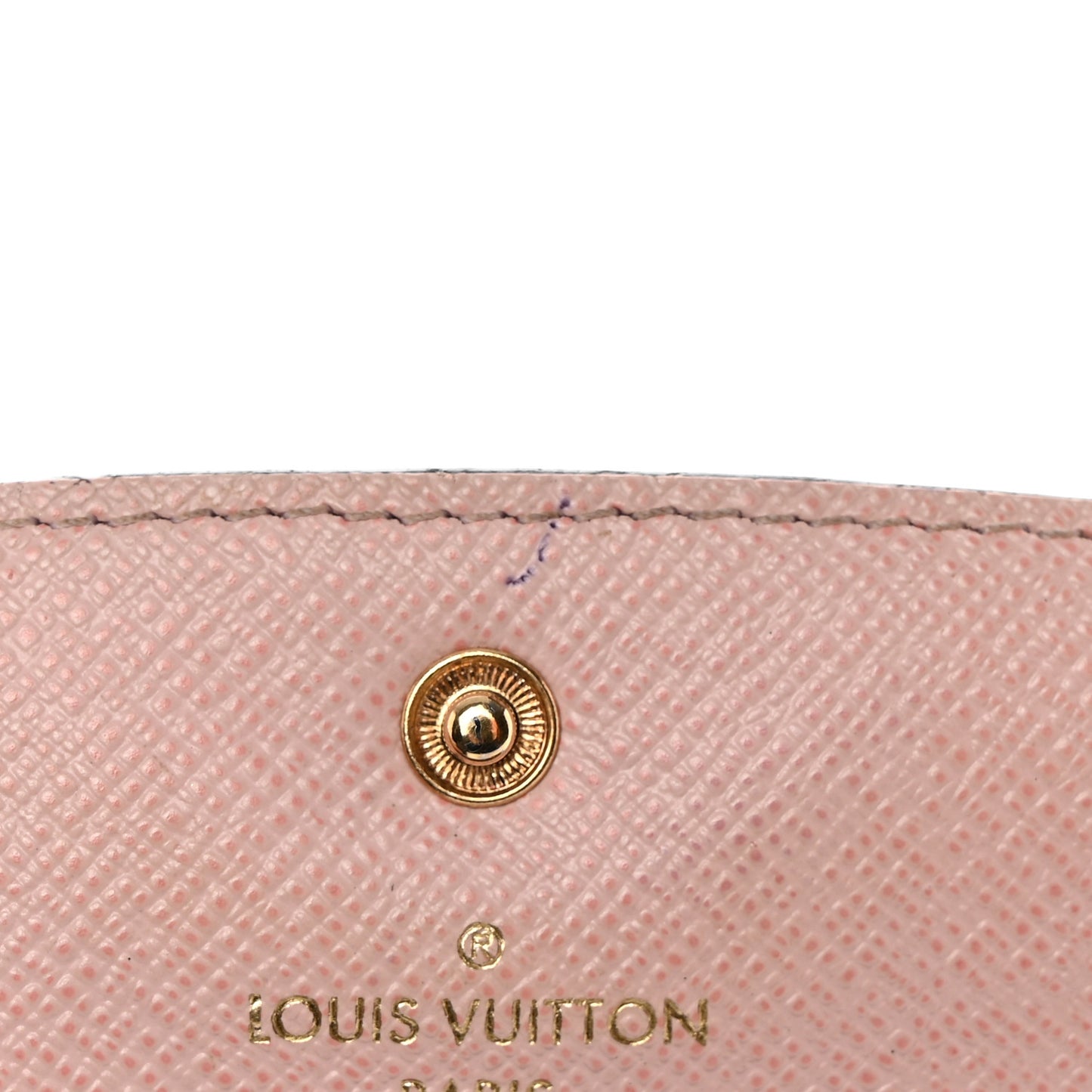 Monogram Emilie Wallet Rose Ballerine