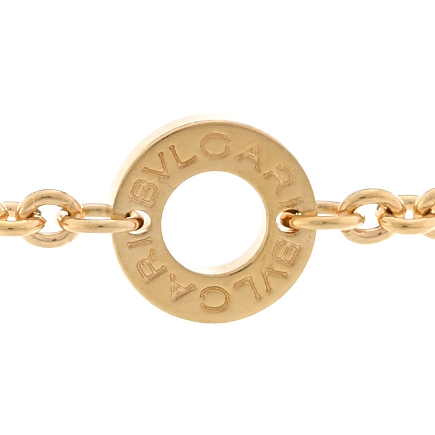 18K Yellow Gold Parentesi Pendant Necklace