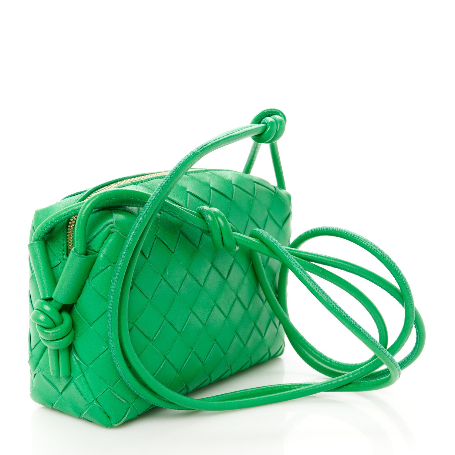 Bottega Veneta Nappa Intrecciato Mini Loop Camera Bag Parakeet 3 of 12