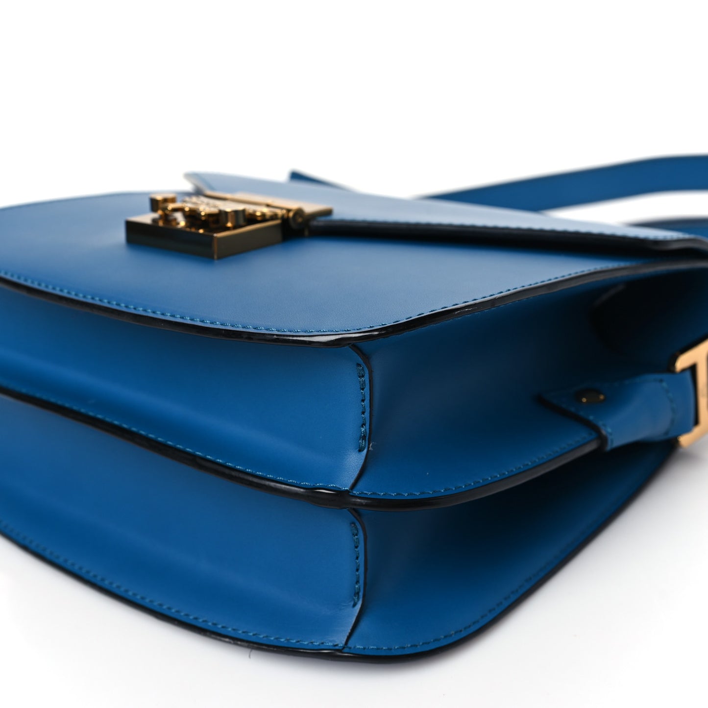 Calfskin Patricia Park Avenue Crossbody Bag Blue