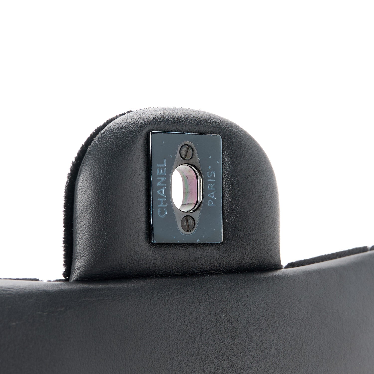 Chanel Velvet Quilted Mini Rectangular Flap So Black 8 of 13