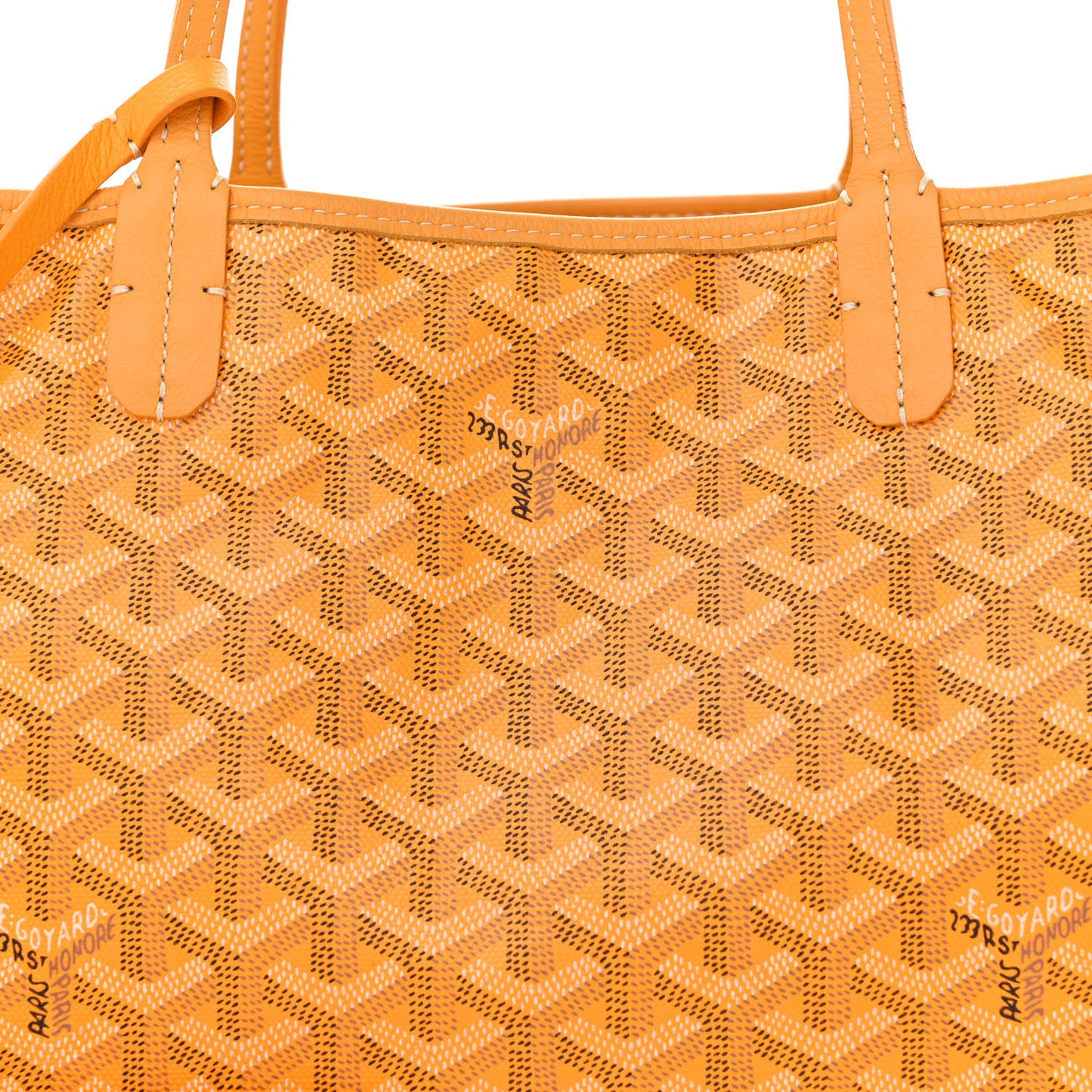 Goyardine Reversible Anjou PM Yellow