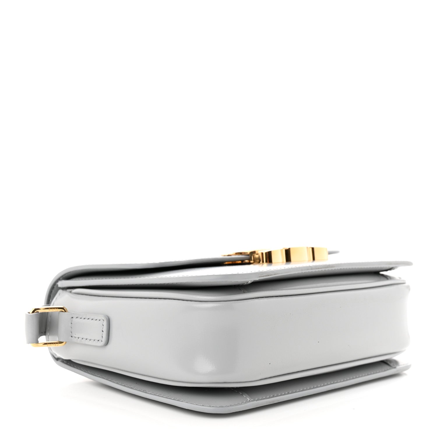 Celine Shiny Calfskin Teen Triomphe Pearl Blue 4 of 11