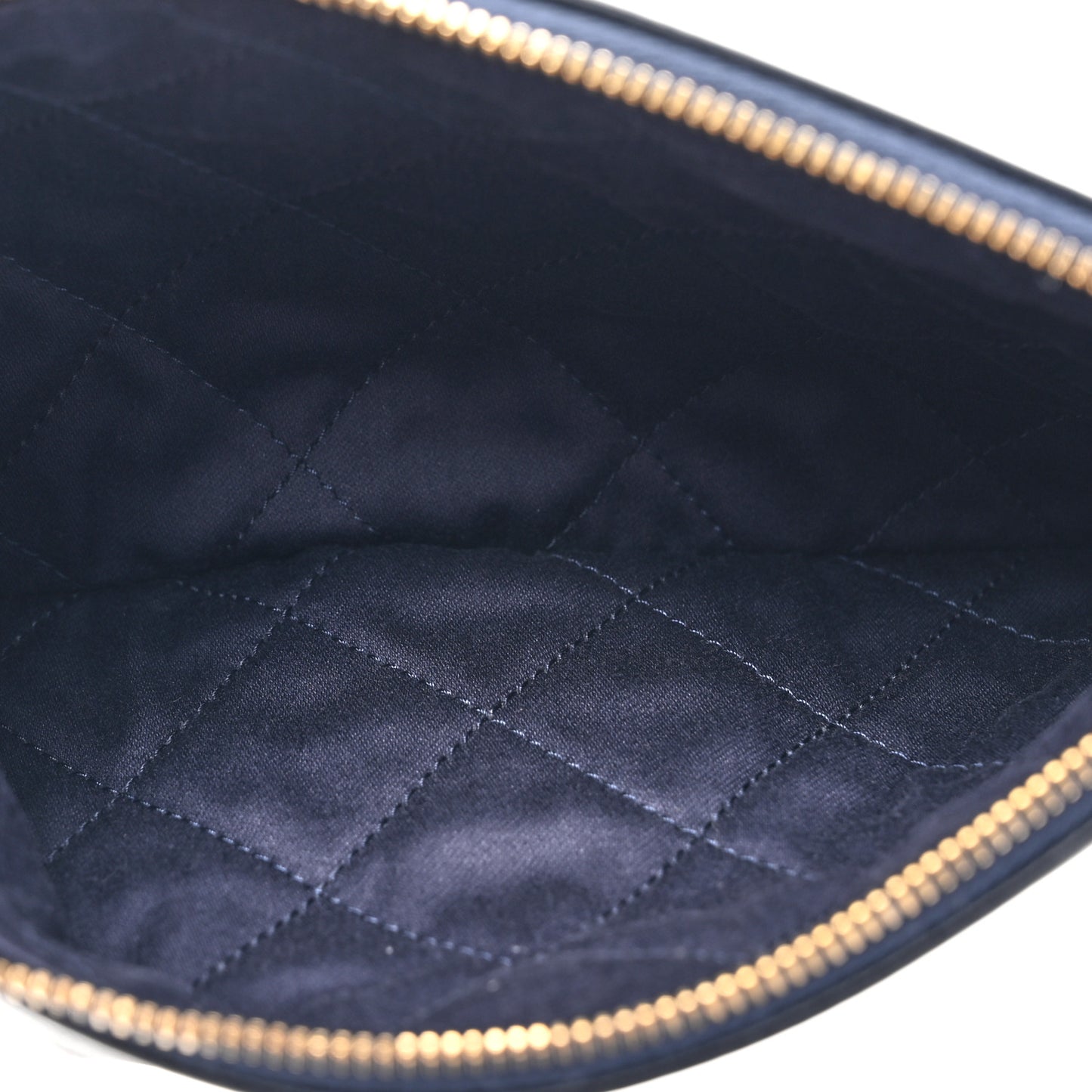Shaded Calfskin Quilted Chanel 22 Blue Dark Blue