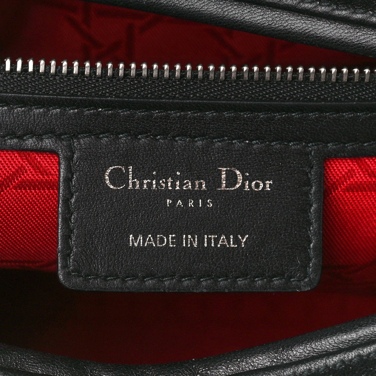 Christian Dior Lambskin Cannage Large Lady Dior Black 6 of 10