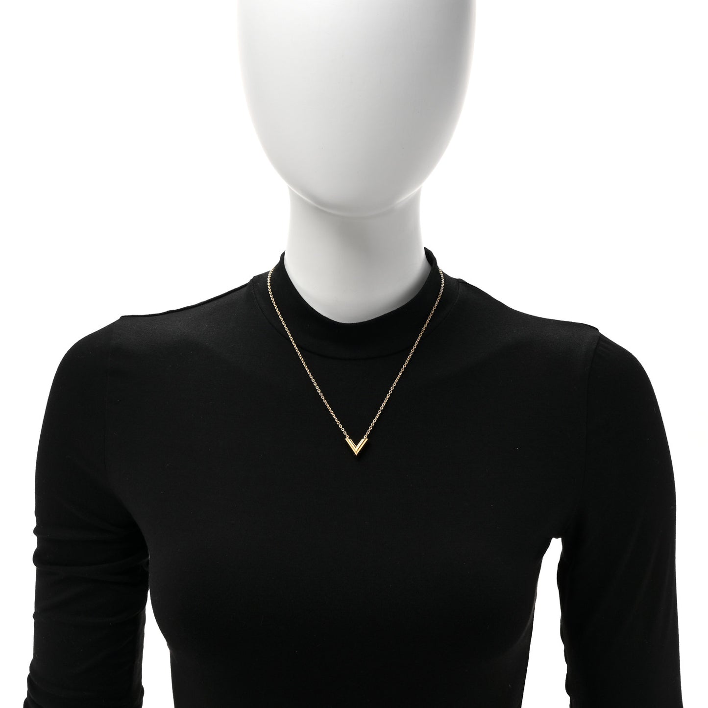 Essential V Necklace Gold
