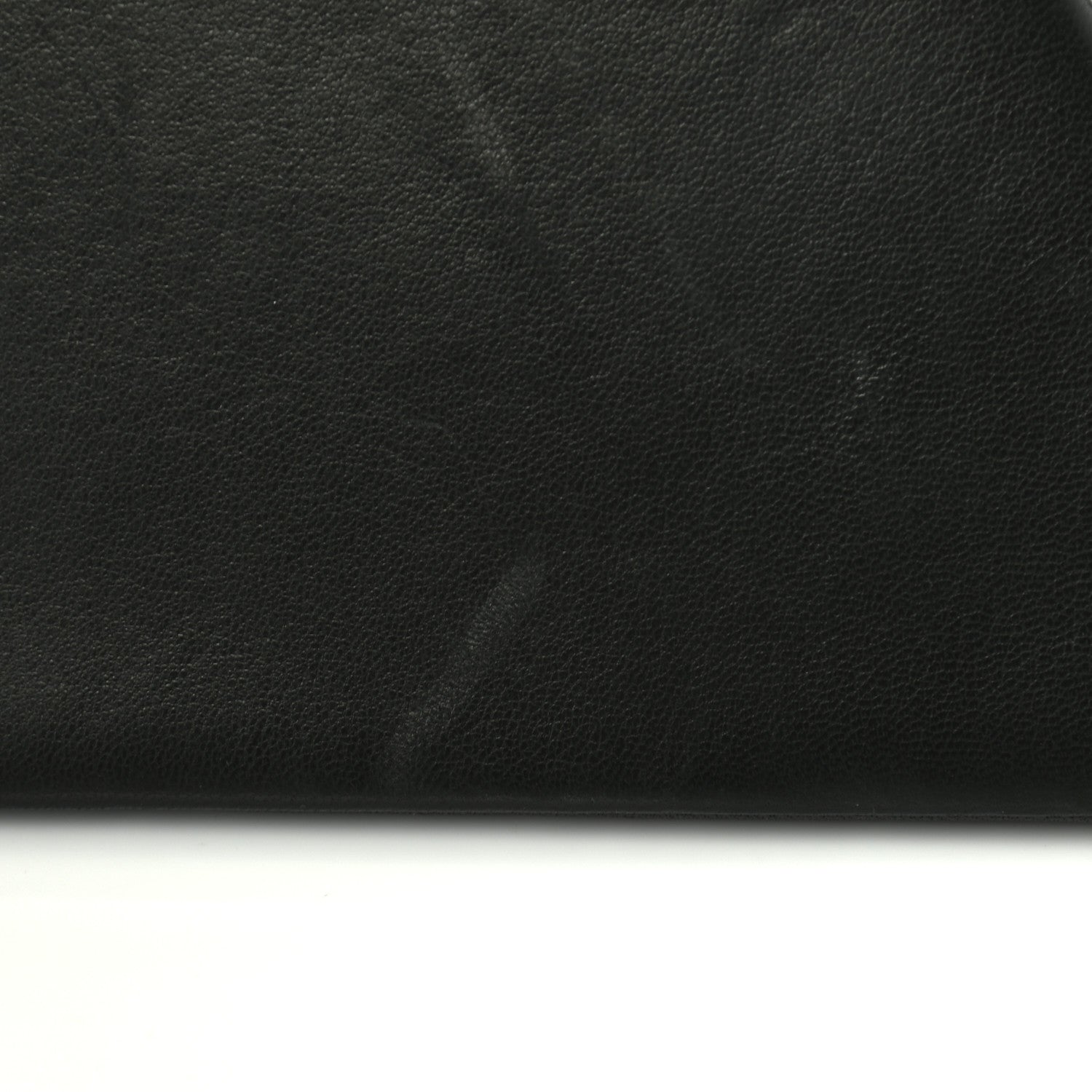 Saint Laurent Lambskin Pyramid Clutch Black 5 of 7