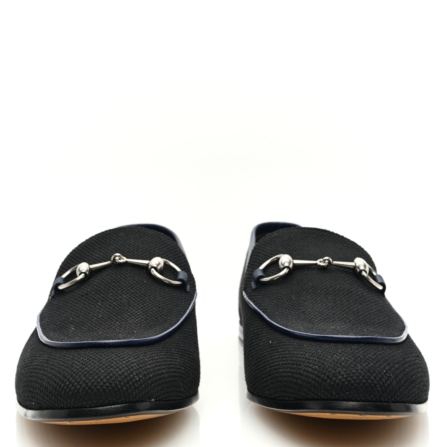 Canvas Horsebit Mens Jordaan Loafers 11 Black