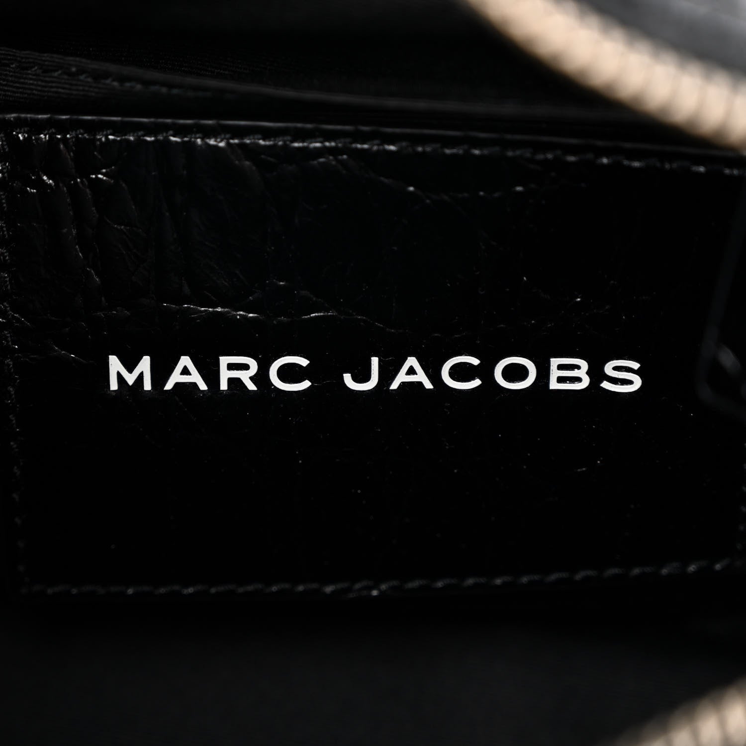 Marc Jacobs Croc Embossed Small The Tote Bag Black 6 of 10